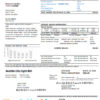 editable template, USA Washington Seattle City Light utility bill template in Word and PDF format