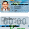 Australia Tasmania driver license PSD template