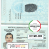 editable template, Timor-Leste passport template in PSD format, fully editable