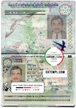 editable template, United Kingdom of Great Britain and Northern Ireland passport template in PSD format, fully editable (New version)