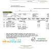 editable template, USA Oregon City of West Linn utility bill template in Word and PDF format