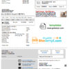 editable template, USA Colorado United Power utility bill template in Word and PDF format