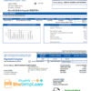 editable template, USA Washington Sunnyside Utilities water utility bill template in Word and PDF format