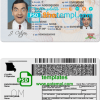 Missouri driver license PSD template, with the fonts