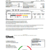 editable template, USA U.S. bank credit card statement template in Word and PDF format