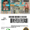 Utah driver license PSD template