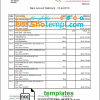 editable template, Albania ProCreditBank proof of address bank statement Word and PDF template, .doc and .pdf format