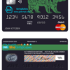 editable template, # alpine bear universal multipurpose bank mastercard debit credit card template in PSD format, fully editable