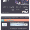 editable template, # amaze creative universal multipurpose bank visa credit card template in PSD format, fully editable