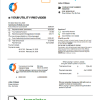 editable template, # energy skill universal multipurpose utility bill template in Word format