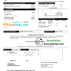 editable template, USA Dominion Energy utility bill template in Word and PDF format
