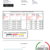editable template, Rwanda BPR bank statement easy to fill template in Excel and PDF format