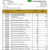 editable template, Bolivia Banco Central de Bolivia bank statement easy to fill template in .xls and .pdf file format