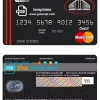 editable template, Albania Bank of Albania bank mastercard debit card template in PSD format, fully editable
