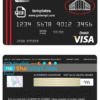 editable template, Albania Bank of Albania bank visa card debit card template in PSD format, fully editable
