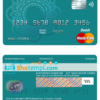 editable template, Argentina BBVA bank mastercard debit template in PSD format, fully editable