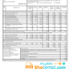 editable template, Belarus Zhel-Kom utility bill template in Word and PDF format, fully editable