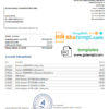 editable template, Belarus Alfa bank statement template in Word and PDF format