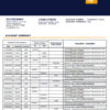 editable template, # blue leagcy universal multipurpose bank statement template in Word format