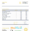 editable template, # blue tone universal multipurpose bank statement template in Word format