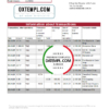 editable template, Tunisia ATB Bank statement easy to fill template in Excel and PDF format