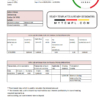 editable template, Latvia Citadele bank statement template in Excel and PDF format
