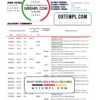 editable template, Poland Bank Pekao S.A. bank statement easy to fill template in Excel and PDF format