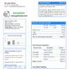 editable template, Brazil ENEL electricity utility bill template in Word and PDF format
