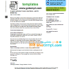 editable template, United Kingdom British Gas utility bill template in Word and PDF format, version 2