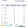 editable template, Bulgaria Fibank bank statement template in Word and PDF format