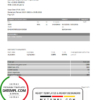 editable template, Libya Central Bank of Libya proof of address bank statement template in Excel and PDF format (.xls and .pdf)