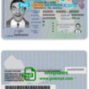 Canada Ontario driver license PSD template (2018 - present)