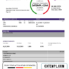 editable template, Qatar Development Bank statement template, Word and PDF format (.doc and .pdf)