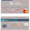 editable template, Australia Colonial First State Bank mastercard debit card template in PSD format, fully editable