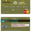 editable template, Australia Commonwealth Account Bank mastercard debit card template in PSD format, fully editable