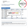 editable template, Turkmenistan Halkbank proof of address bank statement template in Word and PDF format, .doc and .pdf format