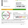 editable template, Somalia Dara Salaam Bank statement template in Word and PDF format, good for address prove