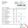 editable template, Saudi Arabia Banque Saudi Fransi bank statement template in Word and PDF format, good for address prove