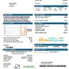 editable template, #electric trust universal multipurpose utility bill template in Word format