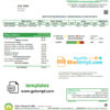 editable template, # energy fluence universal multipurpose utility bill template in Word format