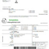 editable template, Finland Fennia Insurance company bill template in Word and PDF format