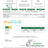 editable template, USA Waste Management bank statement template in Word and PDF format, good for address prove