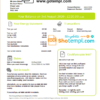 editable template, United Kingdom Flow Energy utility bill template in Word and PDF format