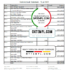 editable template, Saudi Arabia Bank Albilad bank statement easy to fill template in Excel and PDF format