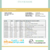 editable template, # golden marker universal multipurpose bank statement template in Word format