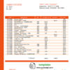 editable template, # good reply universal bank statement template in Word format