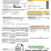 editable template, Argentina Edenor easy to fill utility bill template in Word (.doc) and PDF (.pdf) format
