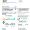 editable template, Cambodia Solar Green Energy Cambodia Co utility bill template in Word and PDF format