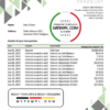editable template, Paraguay Banco Continental S.A.E.C.A. bank statement template in Word and PDF format, good for address prove