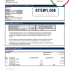 editable template, Norway Pareto bank statement easy to fill template in Excel and PDF format